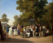 Boilly Louis-Leopold Politicians in the Tuileries Gardens  - Hermitage